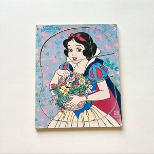Vintage Disney Princess Snow White Wood Puzzle